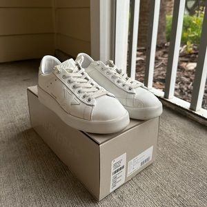 SOLD!!! Golden Goose Pure Star Sneaker in Optic White. Size 38